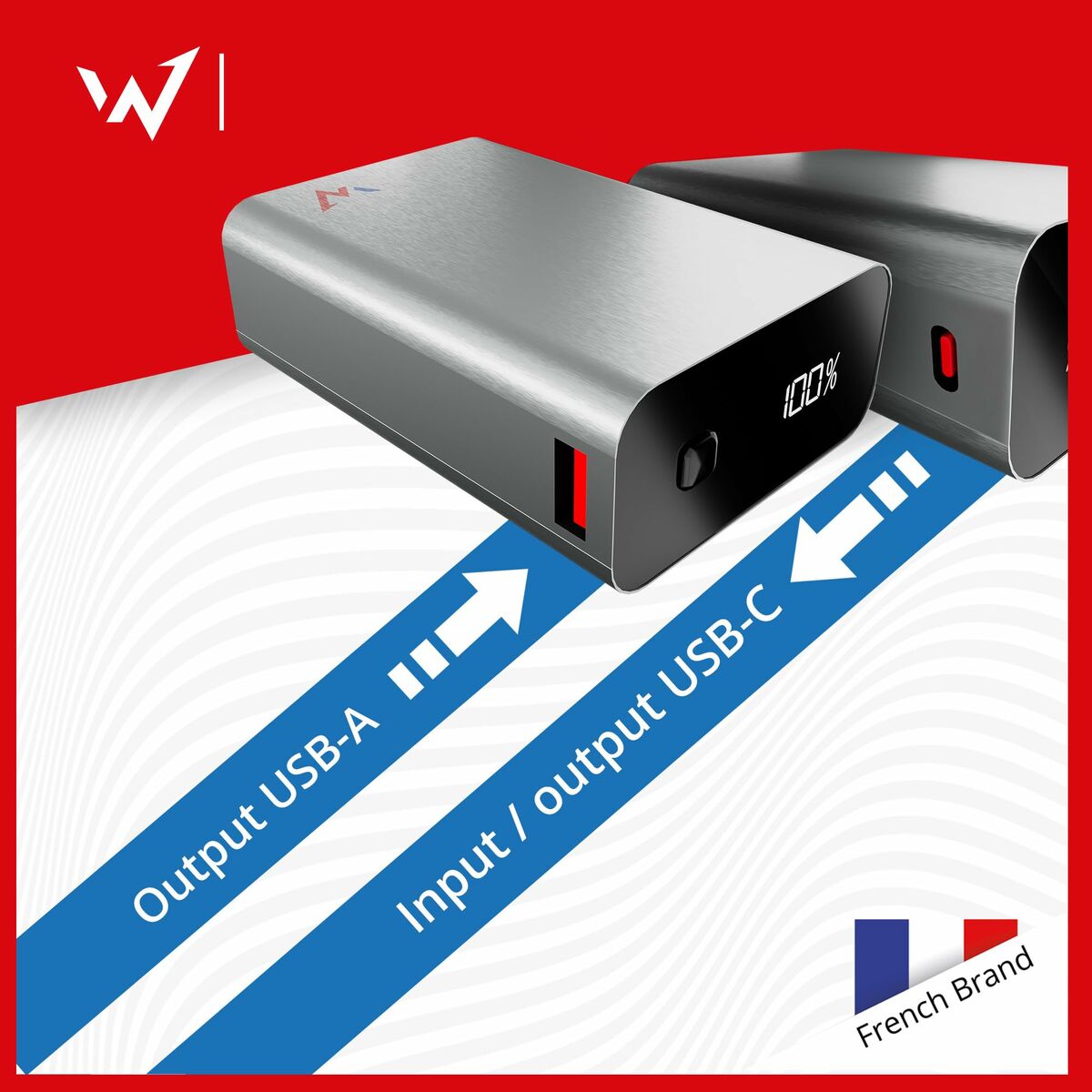 Powerbank Wonder Wonder WX20 Silver 20000 mAh-2