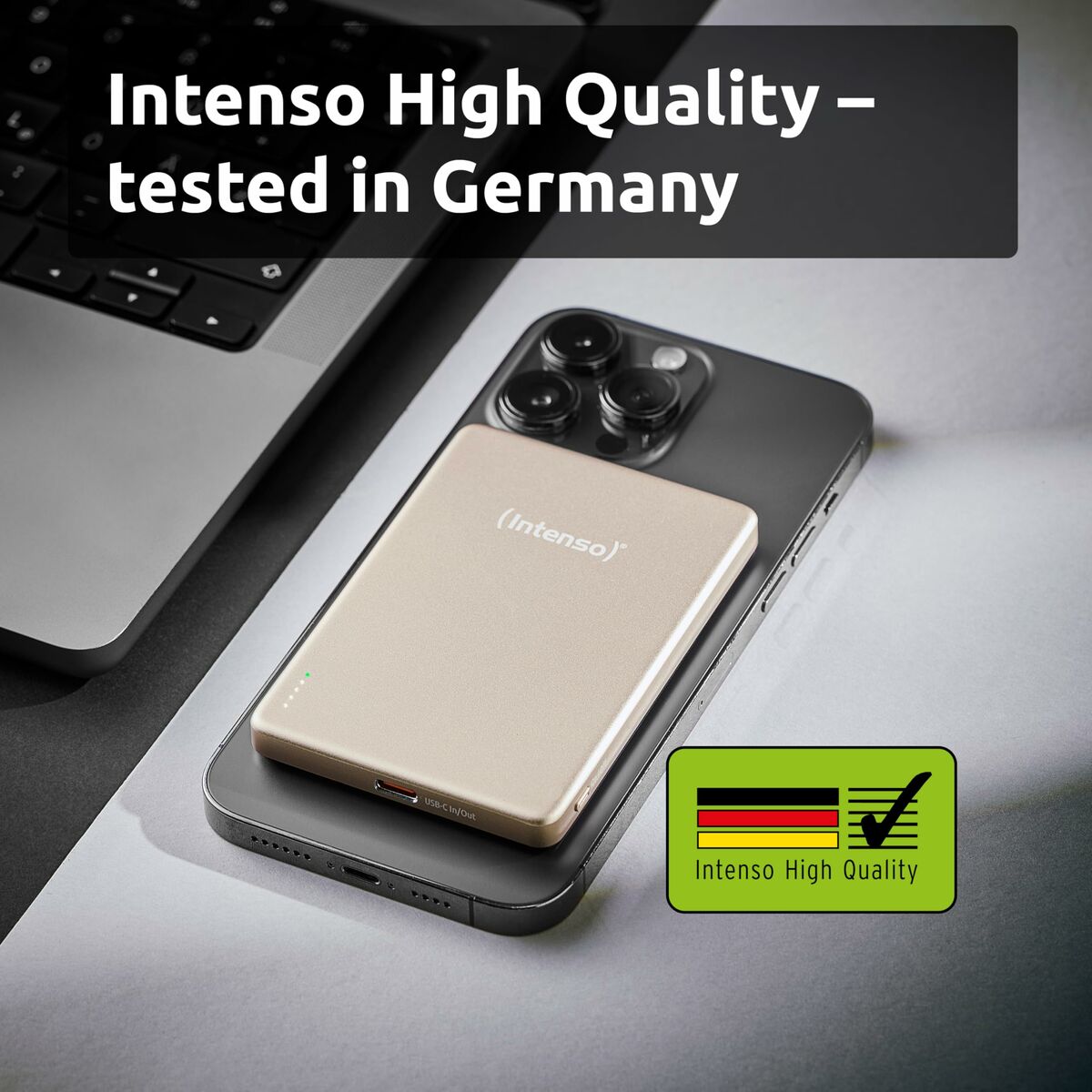 Powerbank INTENSO MW5000 MagSafe 5000 mAh Champagne-1